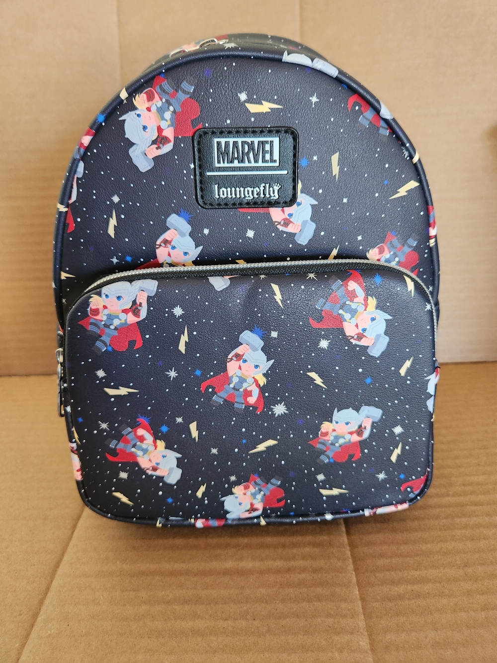 Loungefly Marvel Thor Chibi Galaxy Mini Backpack